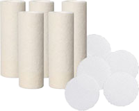 Zestaw dodatkowych filtrów do pułapki kondensatu, 2x 5 szt., do EUROLYZER ST/STx/S1, MULTILYZER NG/STx, MAXILYZER NG/NG Plus